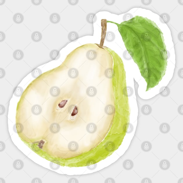 Pear Sticker by HB Loves Crafts